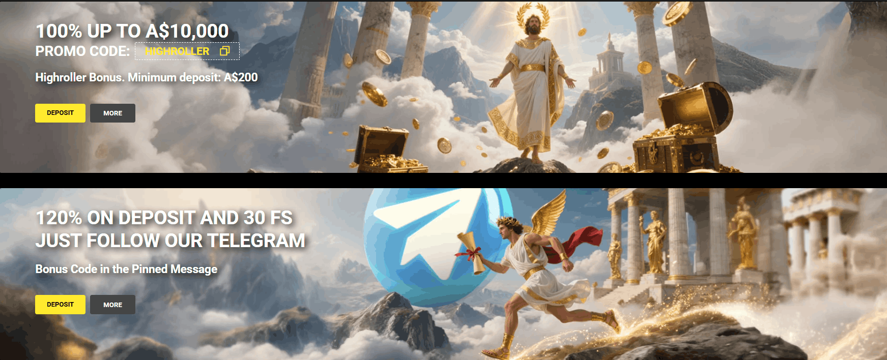 Olympia Casino Bonuses
