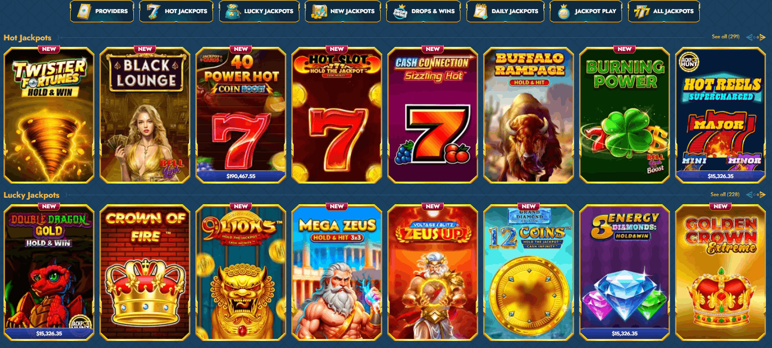 Casea Casino jackpots