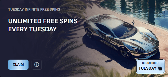 SlotLounge unlimited free spins bonus