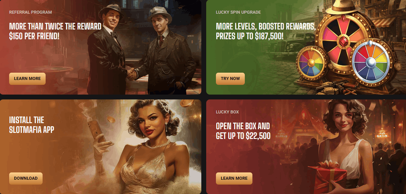 SlotMafia casino other bonuses
