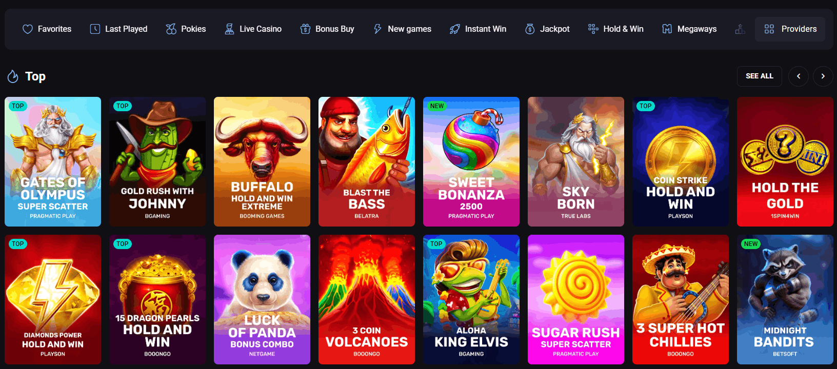 SlotLounge real money games