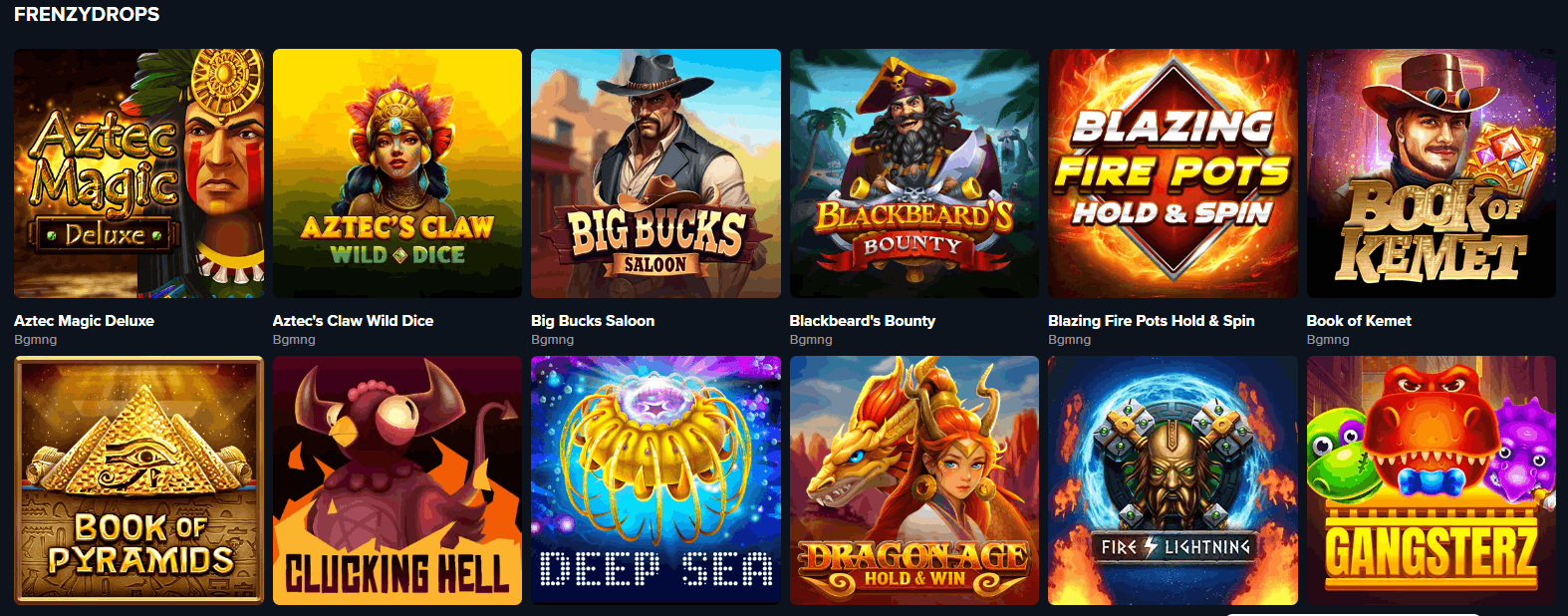 TripsCasino frenzydrops games