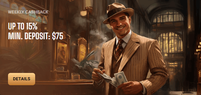 SlotMafia casino weekly cashback bonus