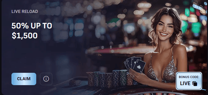 SlotLounge live reload bonus