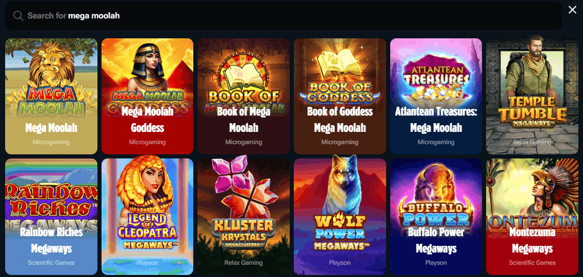 Kingdom Casino jackpot games