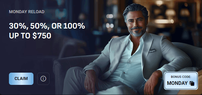 SlotLounge Monday reload bonus