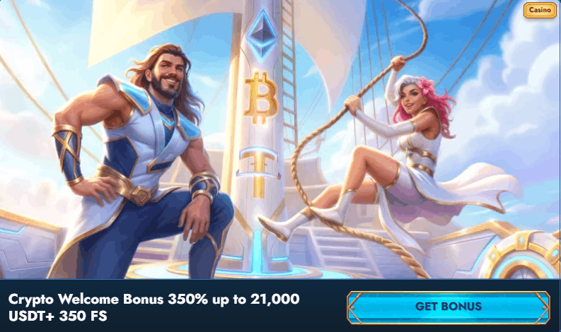 Casea Casino crypto welcome bonus