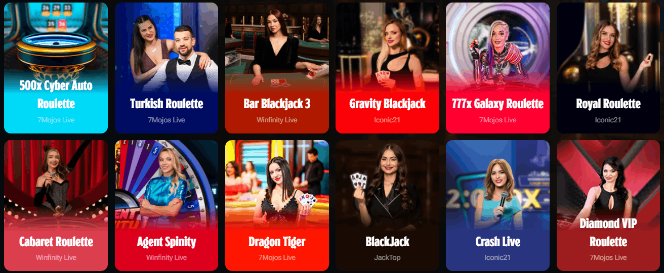 Kingdom Casino live dealers