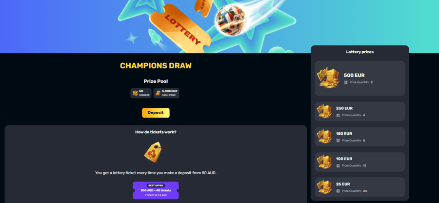 Rocketplay Casino special prizes
