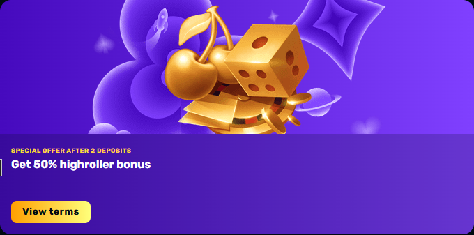 Rocketplay Casino special high roller bonus