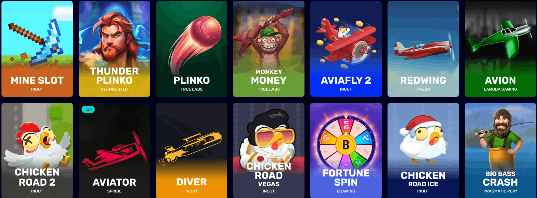 Jet4Bet casino instant win games