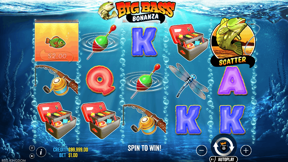 Pragmatic Play Big Bass Bonanza pokie