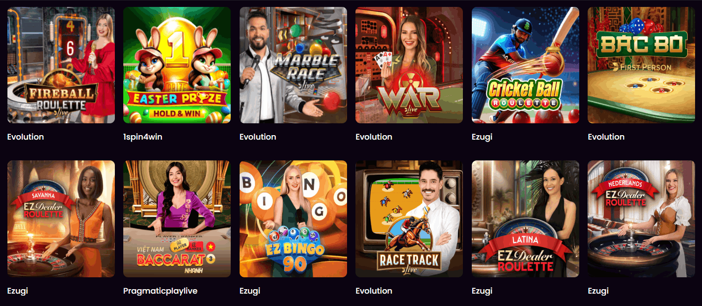 iWild Casino live dealers