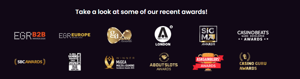 Pragmatic Play awards