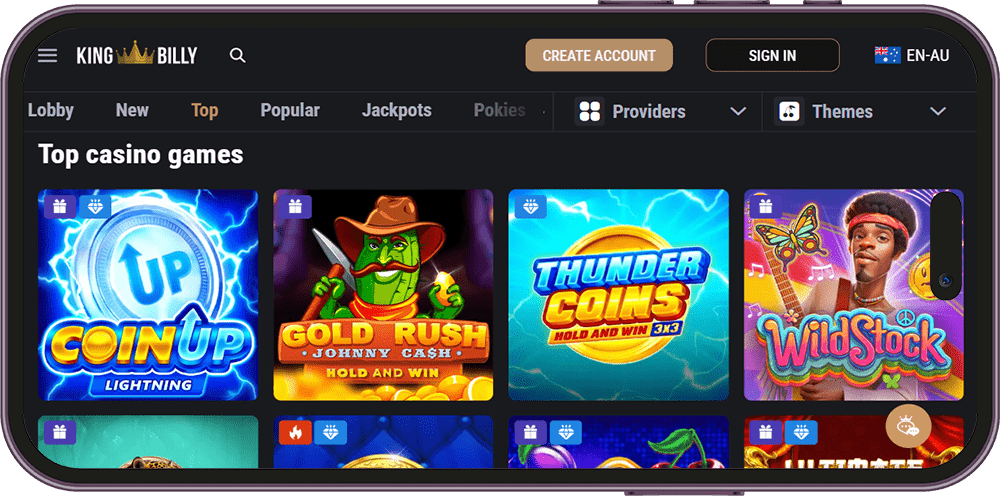 KingBilly Mobile app