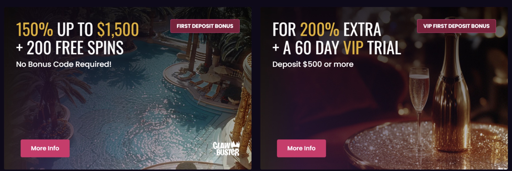 Vegas Now bonuses