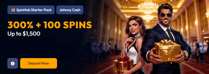 SpinsHub Casino welcome package
