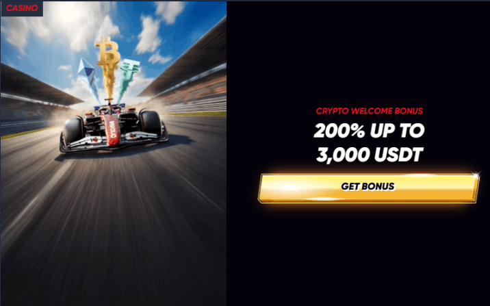 QuickWin Casino crypto welcome bonus