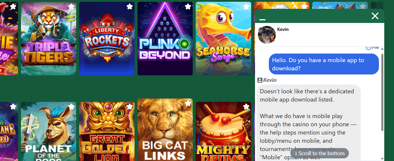 FairGo casino customer support chat