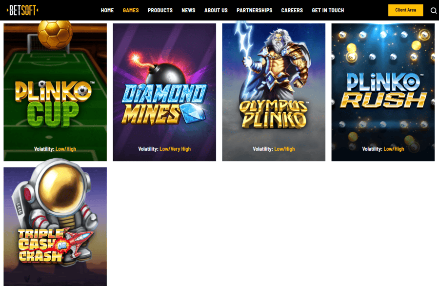 Arcade Games by Betsoft
