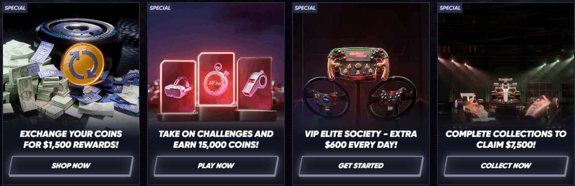 QuickWin Casino special promos