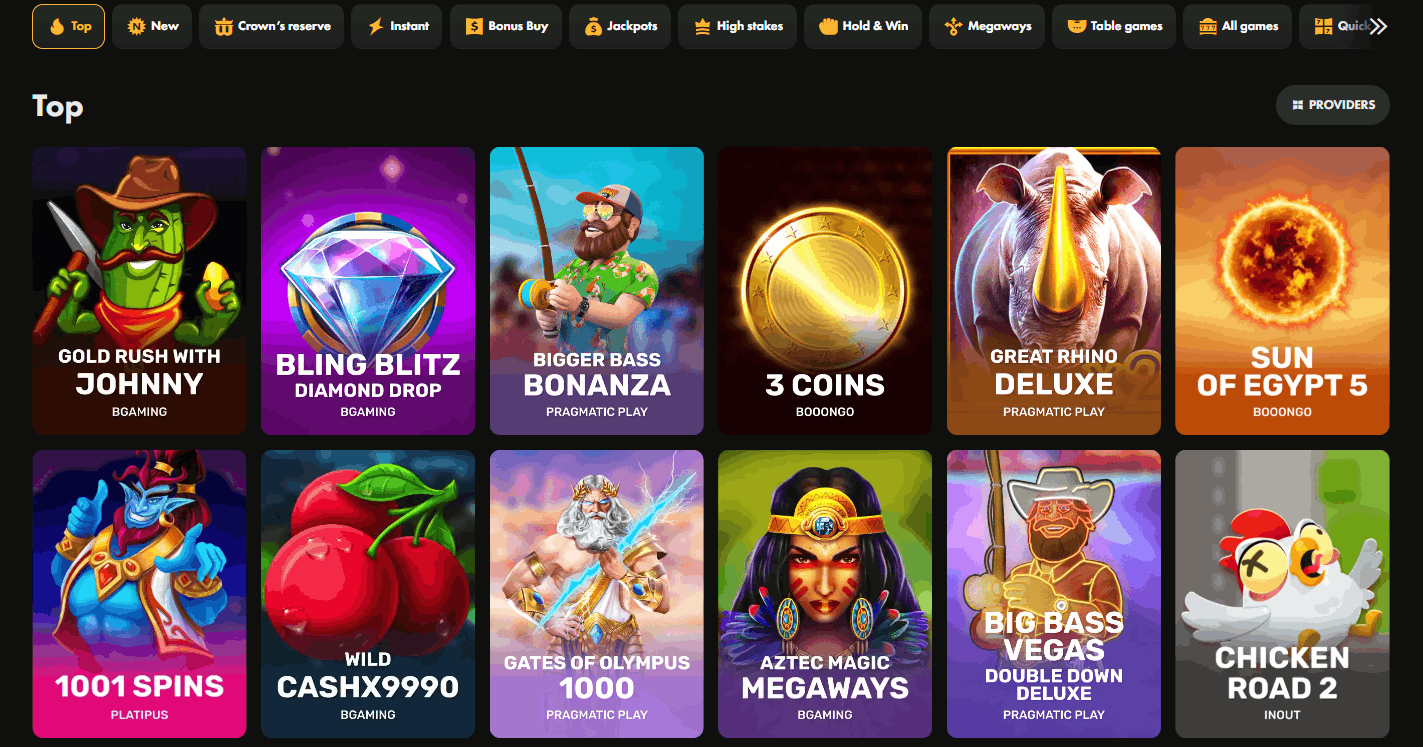 Wincrown online pokies