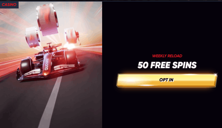 QuickWin Casino reload weekly promo