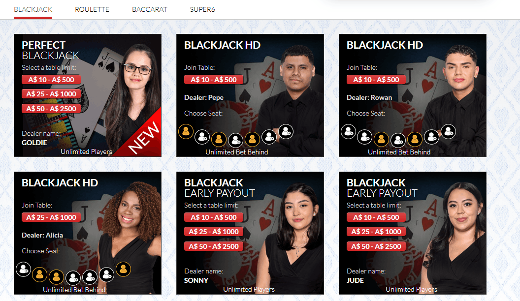 FairGo casino live dealers