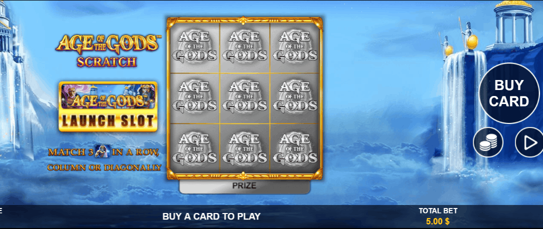 Age of the Gods Scratch by Playtech