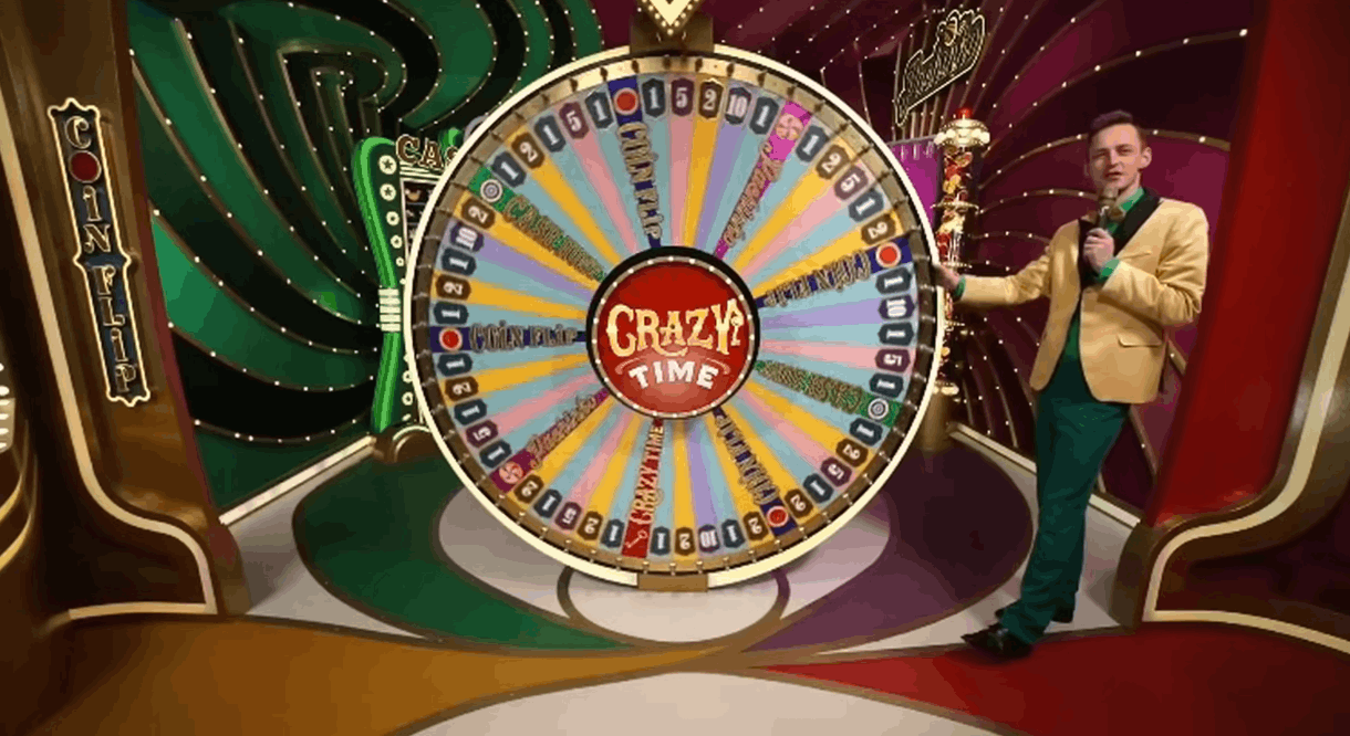 Crazy Time live game by Evolution Gaming