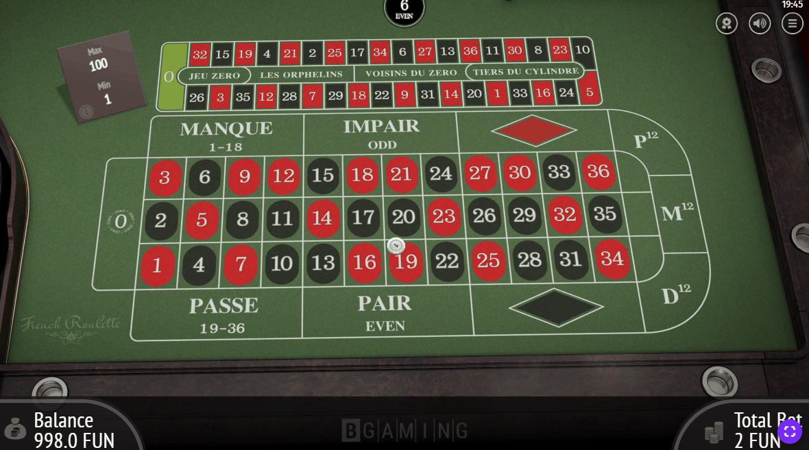 French Roulette