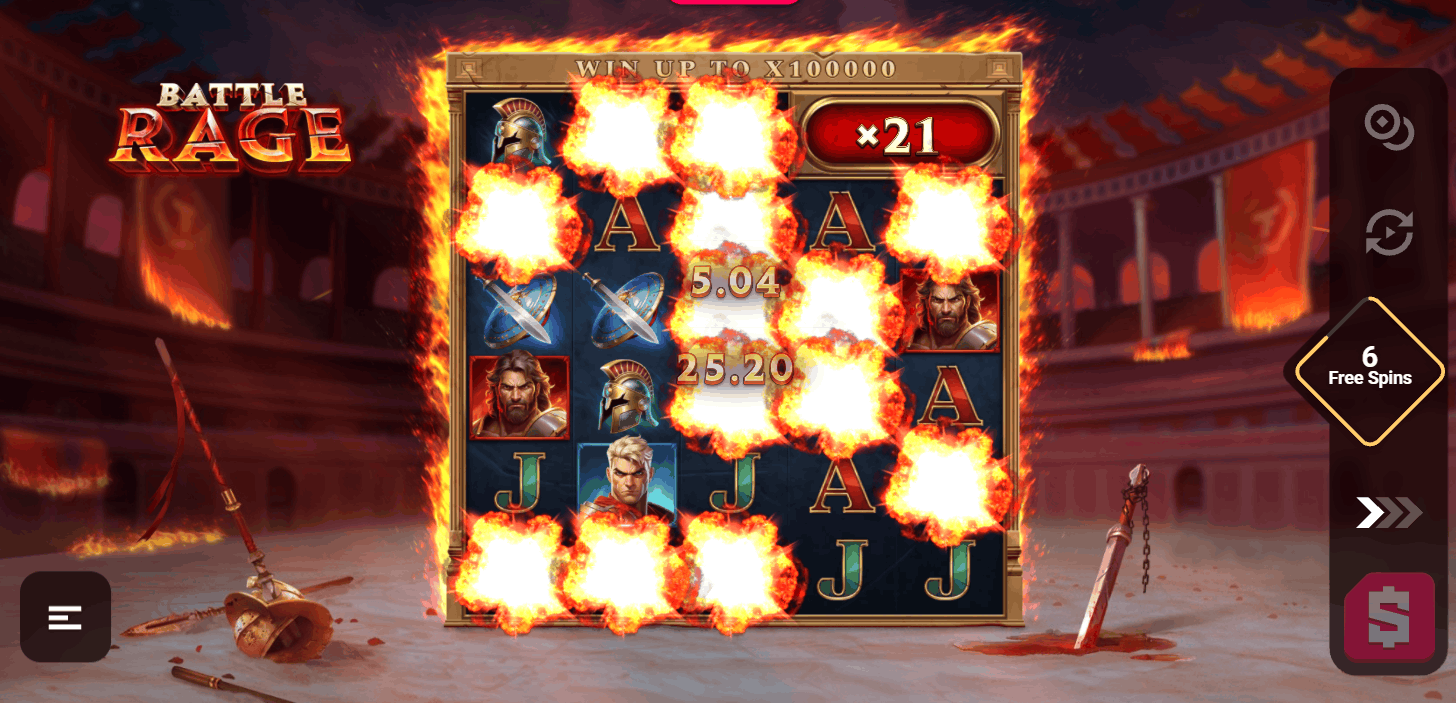 Online pokie Battle Rage by TrueLab