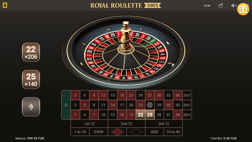 Royal Roulette 500X