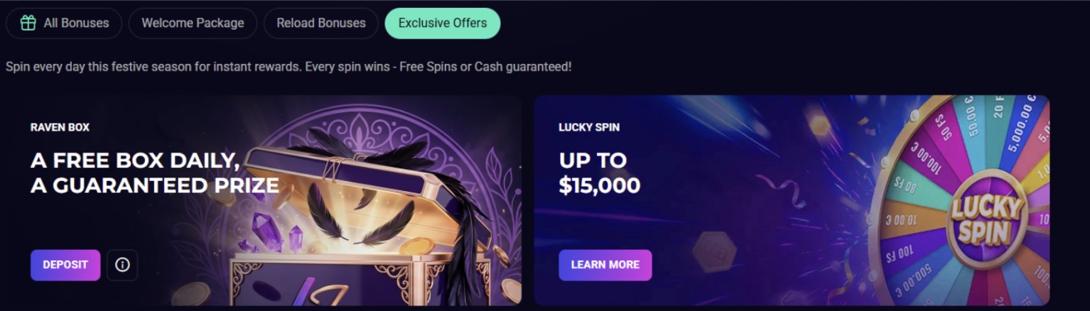 Lucky7even exclusive promotions
