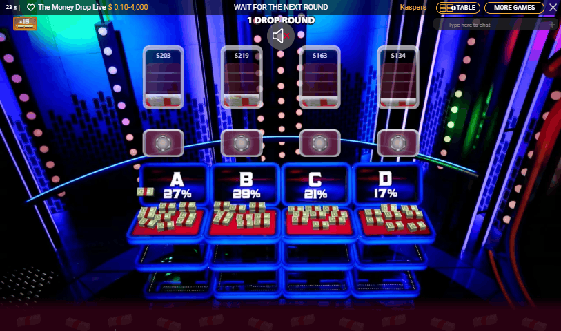 The Money Drop Live by Playtech